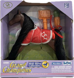 Grand Champion Mini Horse with Accessories - Toy Horse Playset