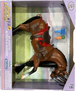 Grand Champion Motion & Sound Horse Playset - Interactive Toy Horse